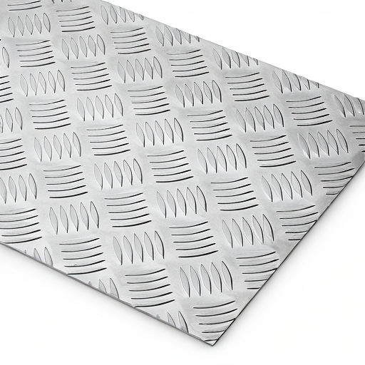 Chapa de Alumínio Antiderrapante Xadrez 2,65mm – 3 x 3 cm (Piso de ônibus)