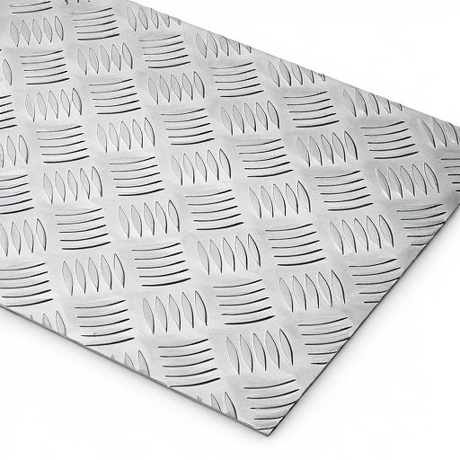 Chapa de Alumínio Antiderrapante Xadrez 1,50mm – 104 x 104 cm (Piso de ônibus)