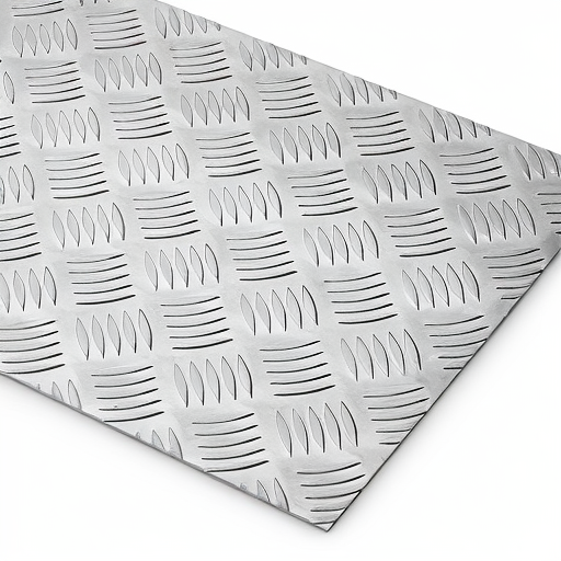 Chapa de Alumínio Antiderrapante Xadrez 1,50mm – 72 x 72 cm (Piso de ônibus)
