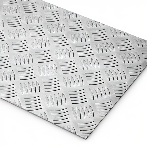 Chapa de Alumínio Antiderrapante Xadrez 1,20mm – 3 x 3 cm (Piso de ônibus)