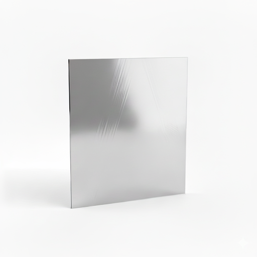 Chapa de Aço Inox 430 Brilhante 1,00mm – 33 x 33 cm