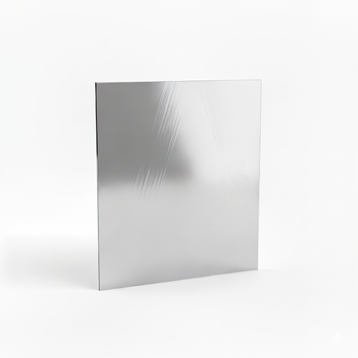 Chapa de Aço Inox 430 Brilhante 0,90mm – 23 x 23 cm