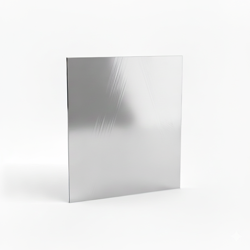 Chapa de Aço Inox 430 Brilhante 1,00mm – 117 x 117 cm