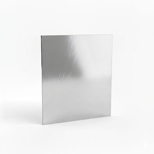 Chapa de Aço Inox 430 Brilhante 1,20mm – 23 x 23 cm