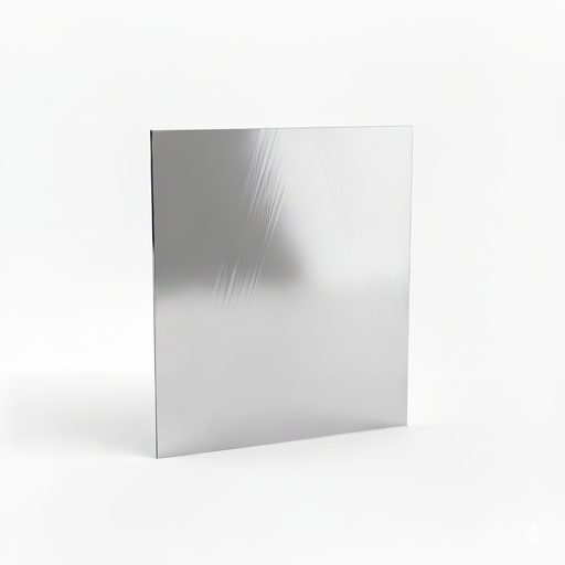 Chapa de Aço Inox 430 Brilhante 0,90mm – 58 x 58 cm