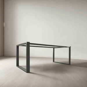 Base de Mesa Industrial Metálica 150x60x75cm Estrutural