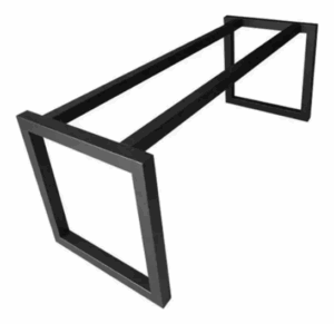 Base de Mesa Industrial Metálica 180x80x75cm Reforçada Base de Mesa Industrial Metálica 180x80x75cm Reforçada