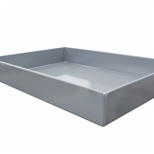 Bandeja Quadrada em Chapa de Aço Nº 22 (~0,75 mm) 85 x 85 cm com Aba 15 mm – Magazine Equipamentos