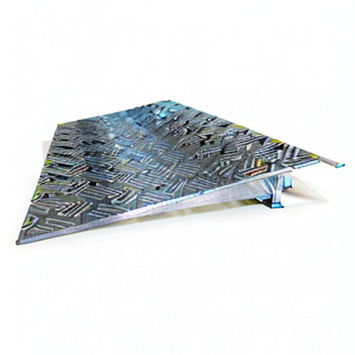 Rampa de Alumínio para Cadeirante 130 x 60 cm (Desnível até 5 cm) – Magazine Equipamentos