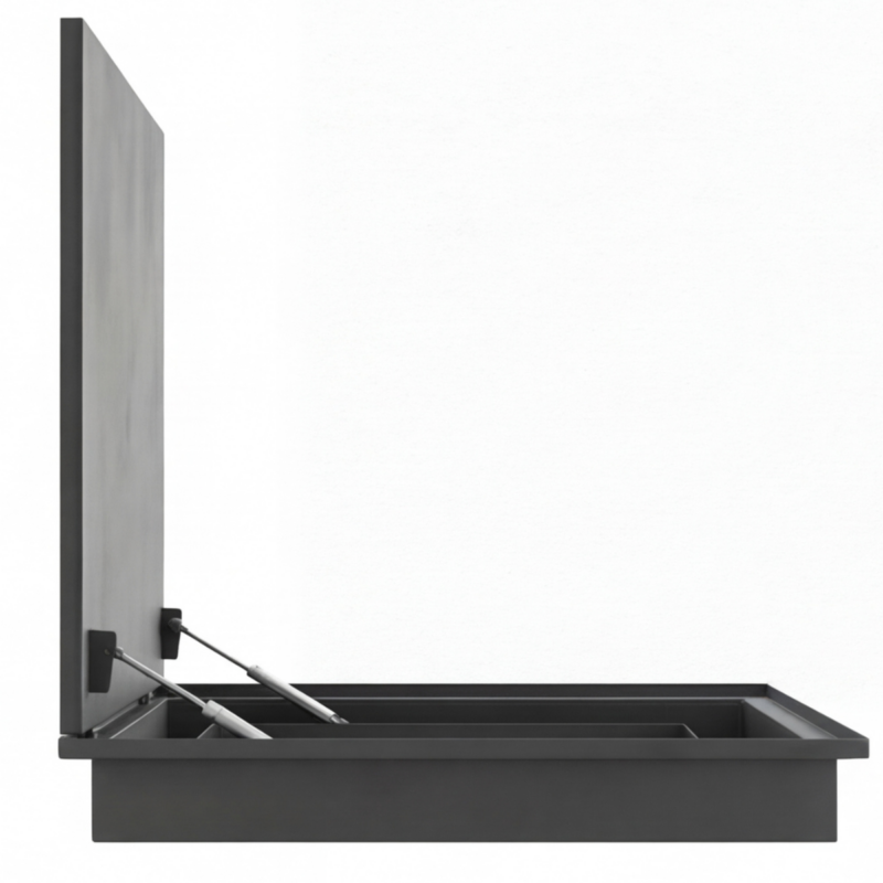 Tampa para Casa de Máquinas 90x90cm – Ventilação e Saída de Água