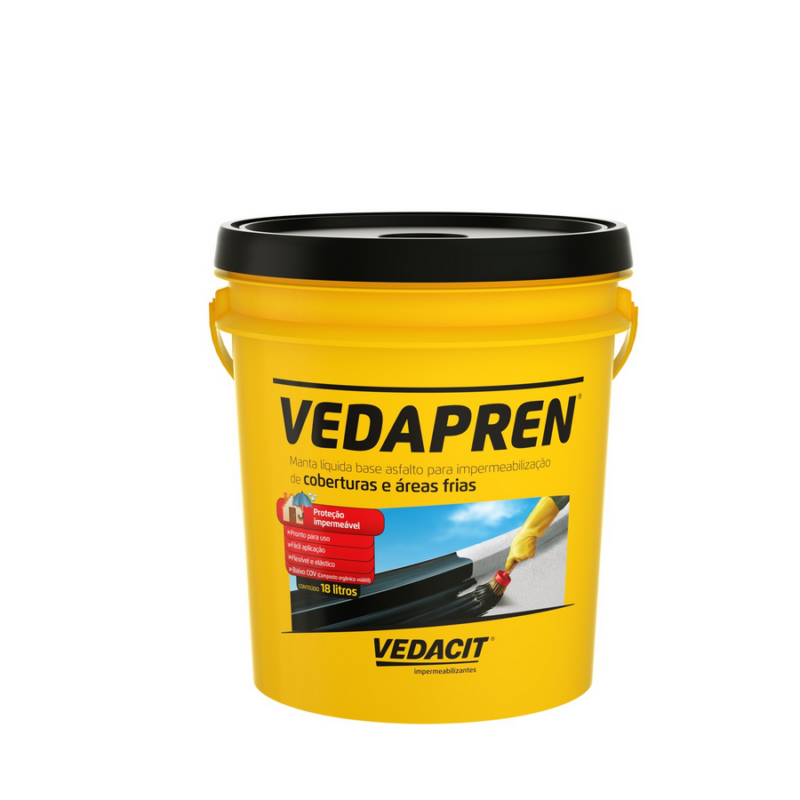 VEDAPREN LAJE MANTA LIQ 18KG PRETO