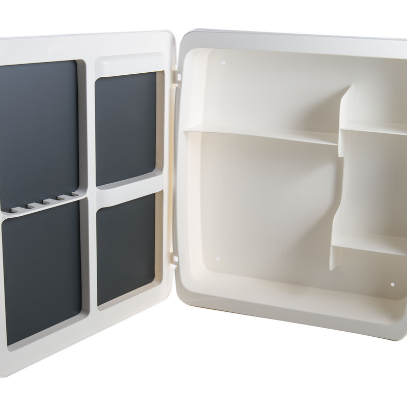 ARMARIO PLAST EMB 34X37X10CM BRANCO