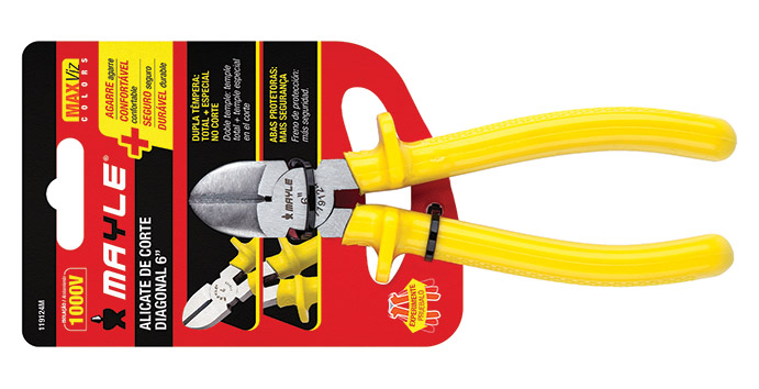 ALICATE CORTE DIAGONAL 6" 1000V