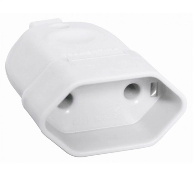 PLUG 2P FEMEA 10A BR