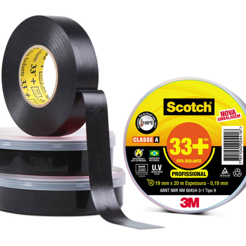 FITA ISOLANTE 19MMX05MT PT 33+SCOTCH