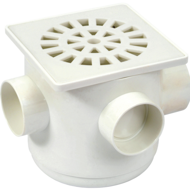CAIXA SIF 3 ENTR QUAD 100X100X50MM