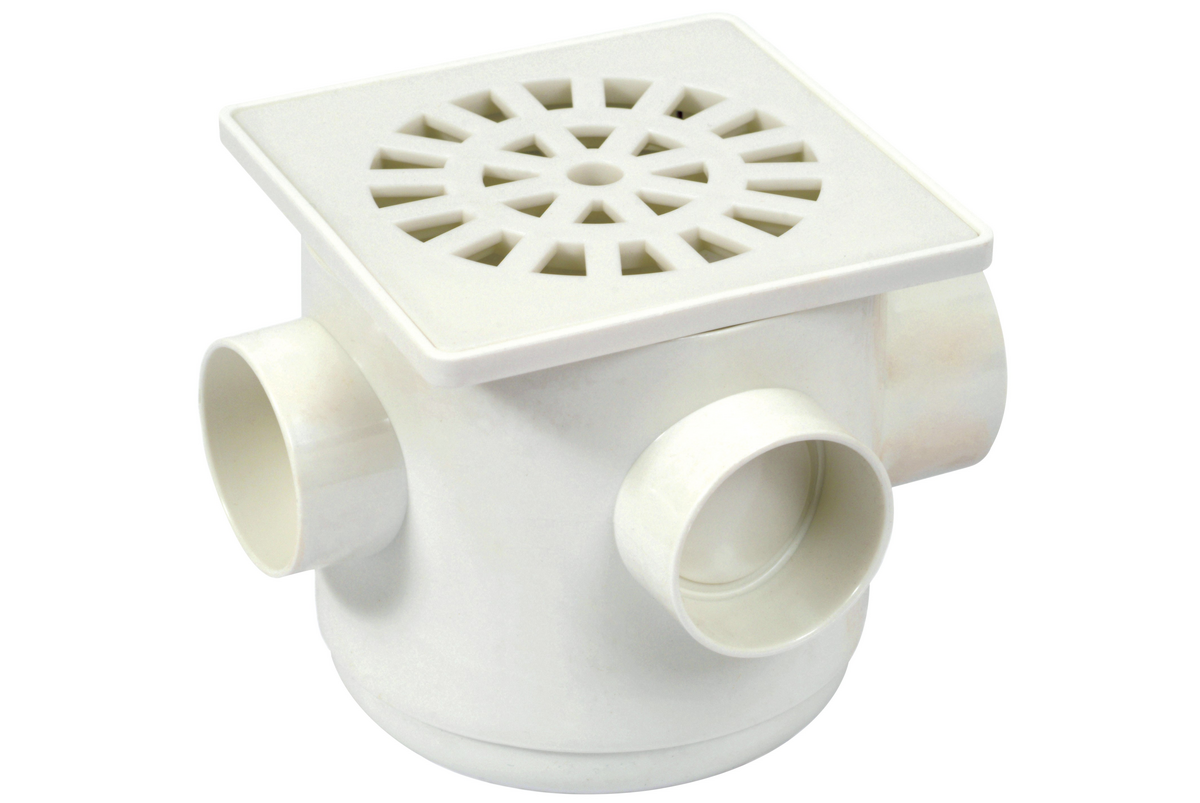 CAIXA SIF 3 ENTR QUAD 100X100X50MM