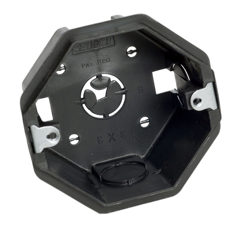 CAIXA DE LUZ PVC 3X3 OCT C/ORELHA