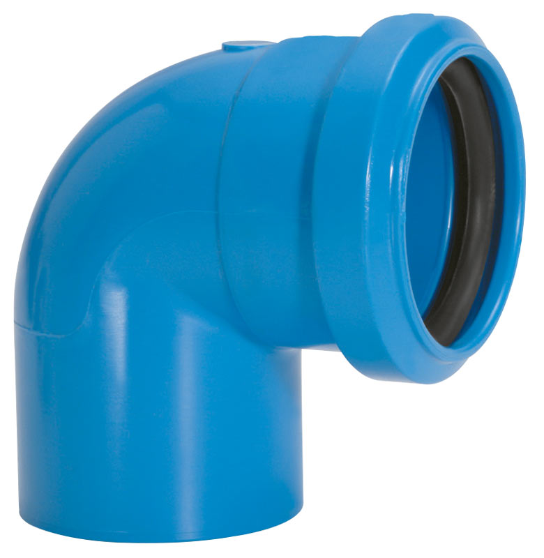 JOELHO ESGOTO 90 38MM AZ C/ANEL VED