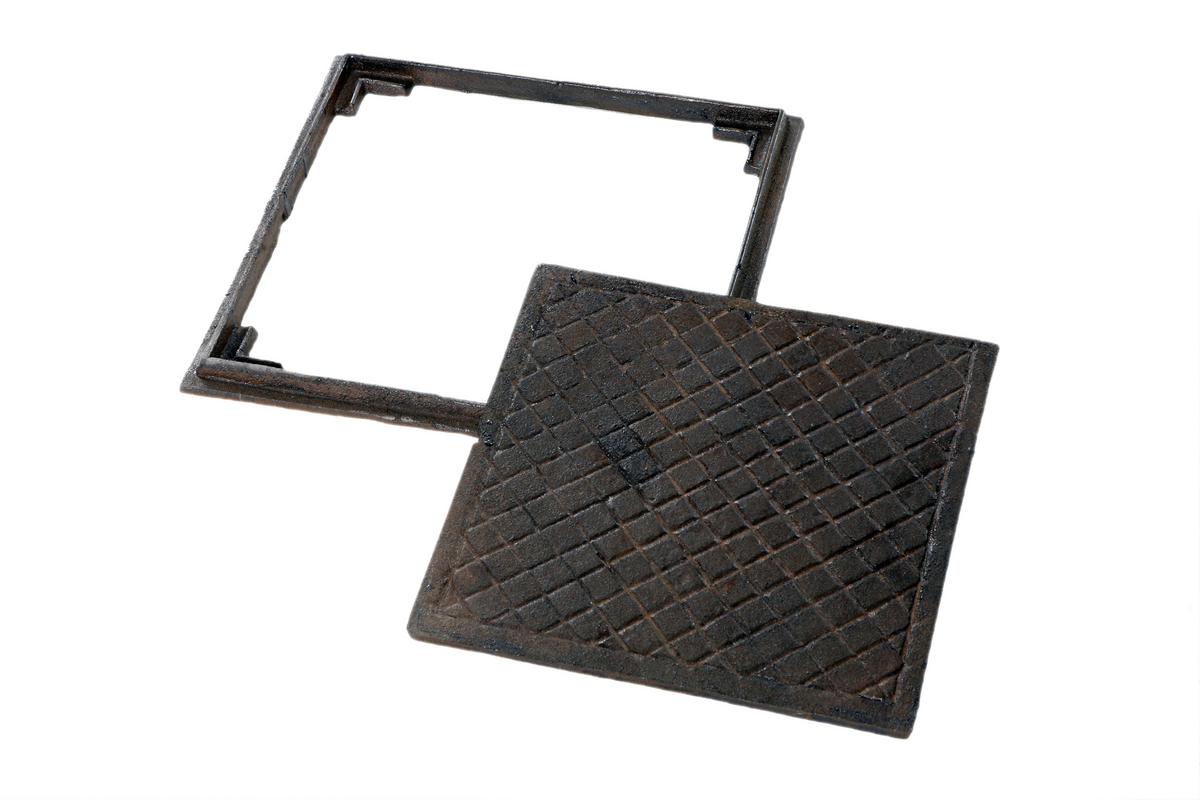 TAMPAO FERRO T-16 LISO 25X25