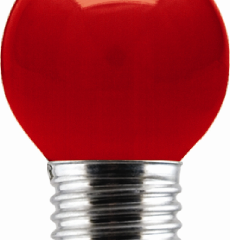 LAMP INC BOLINHA 15W 220V VERMELHA