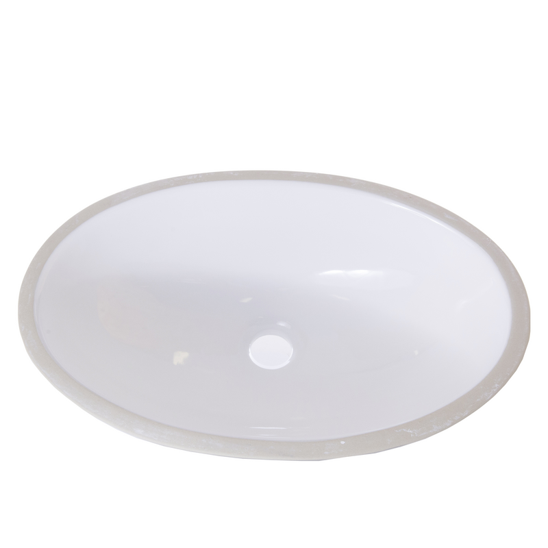 CUBA LOUCA EMB OVAL GD BR 51X35CM