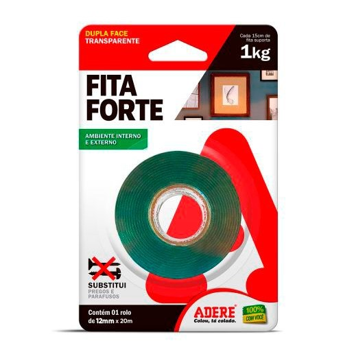 FITA D FACE ACR 12MMX20MT FITA FORTE