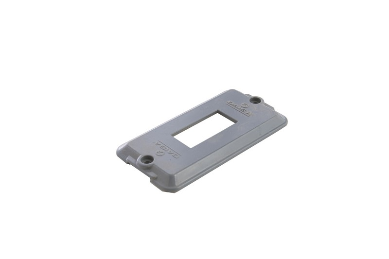 TAMPA CONDULETE 1TEC PVC CINZA 4X2