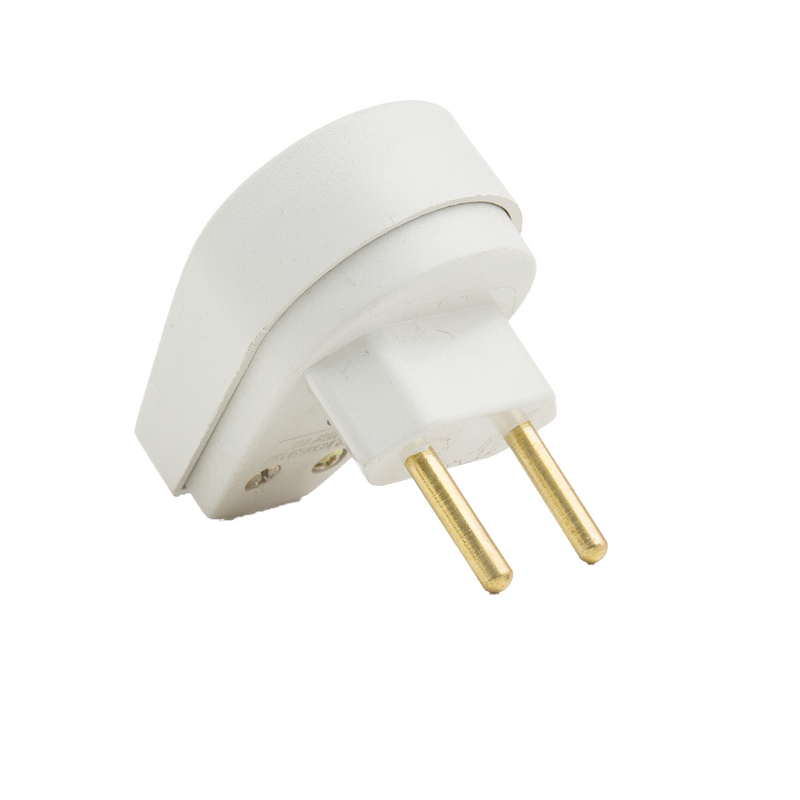 PLUG 2P MACHO 10A CZ PREN CB GG 10PC