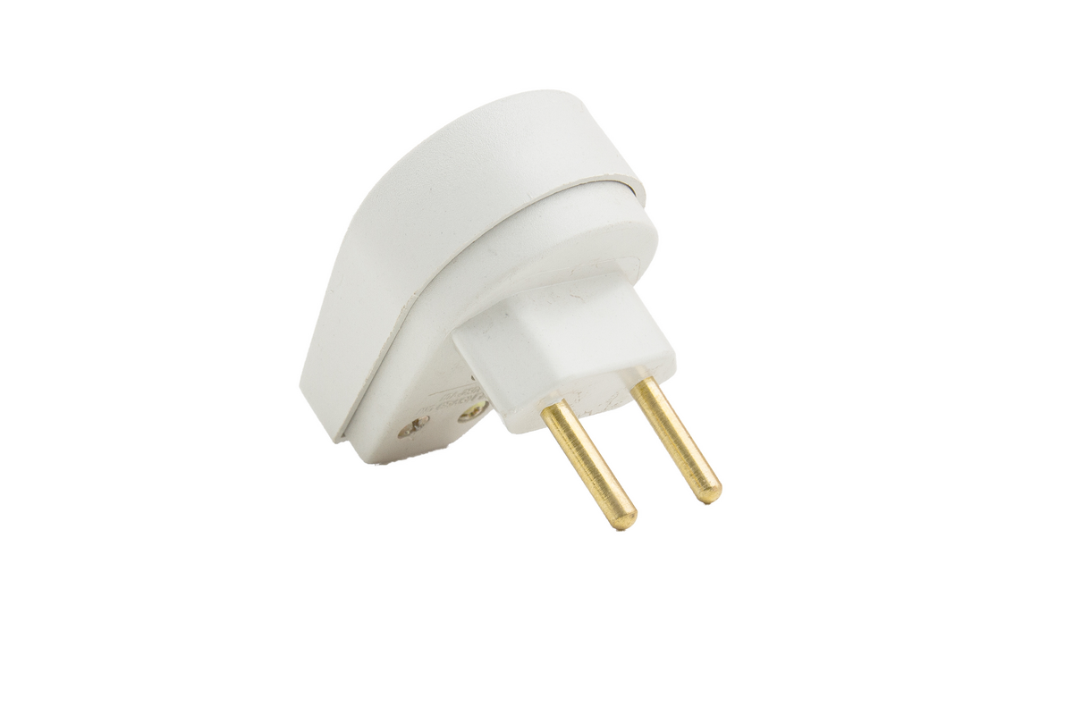 PLUG 2P MACHO 10A CZ PREN CB GG 10PC