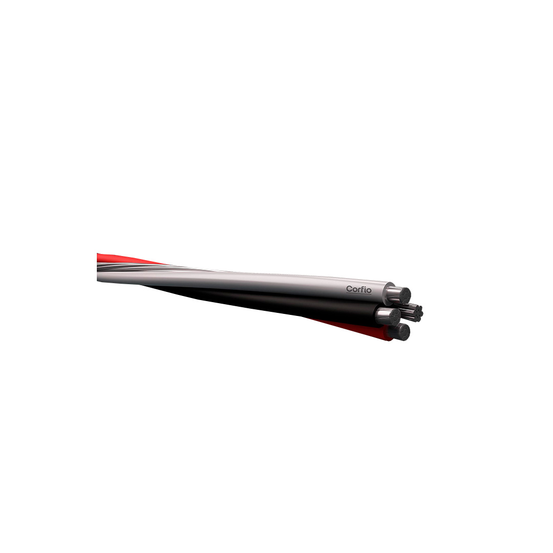 CABO MULT ALUM QUADRUP 3X1X25+25MM