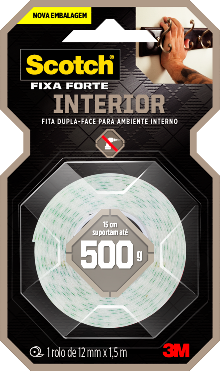 FITA D FACE ESPUM 12MMX1,5MT SCOTCH