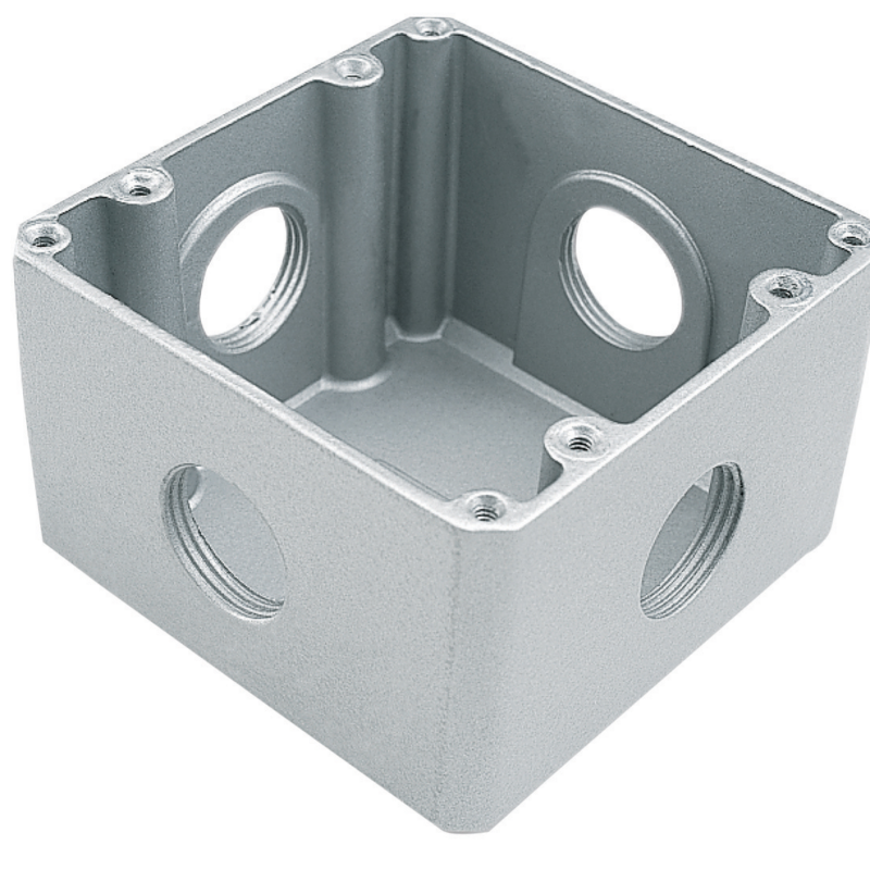 CAIXA DE LUZ ALUM P/PISO ALTA 4X4 3/4″
