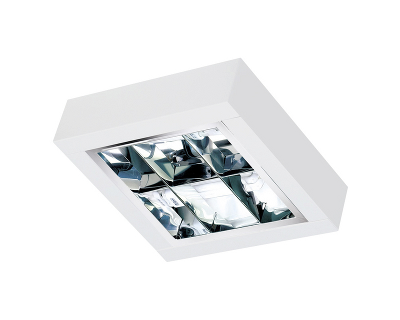 LUMIN SOB 2XE27W C/ALET QUAD
