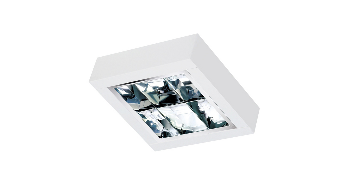 LUMIN SOB 2XE27W C/ALET QUAD