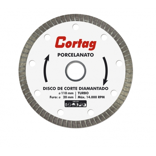 DISCO DIAM TURBO PORCELAN PROF 110MM