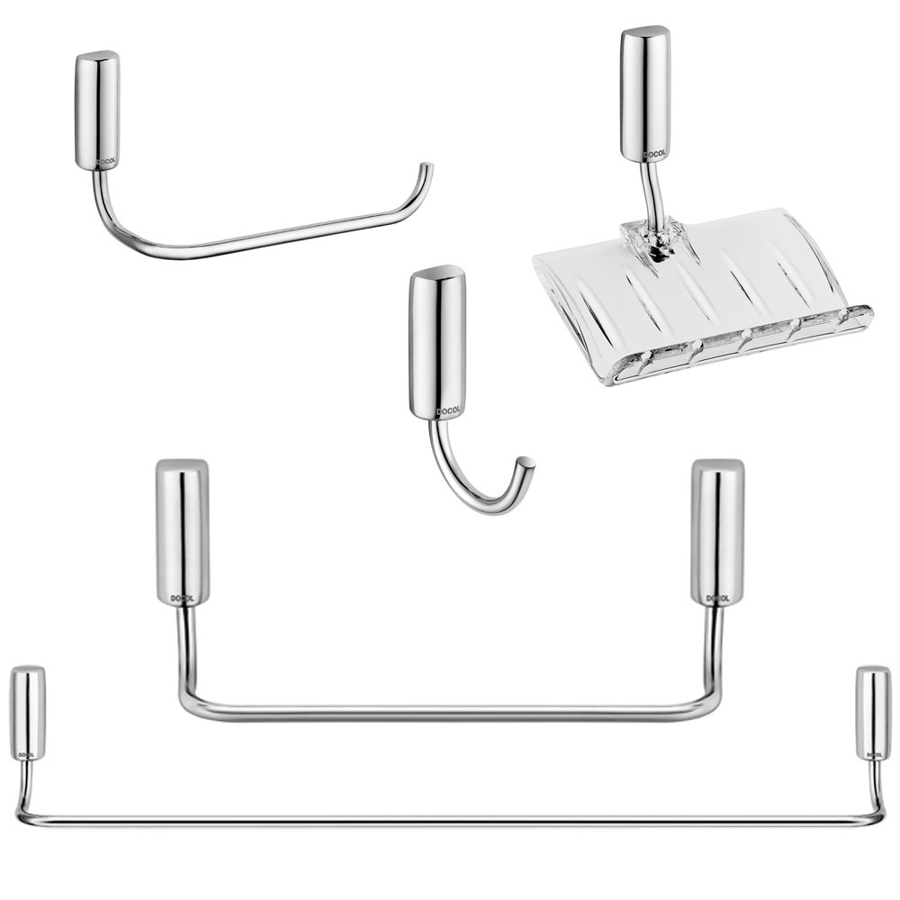 KIT P/BANHEIRO METAL CR 5PC IDEA
