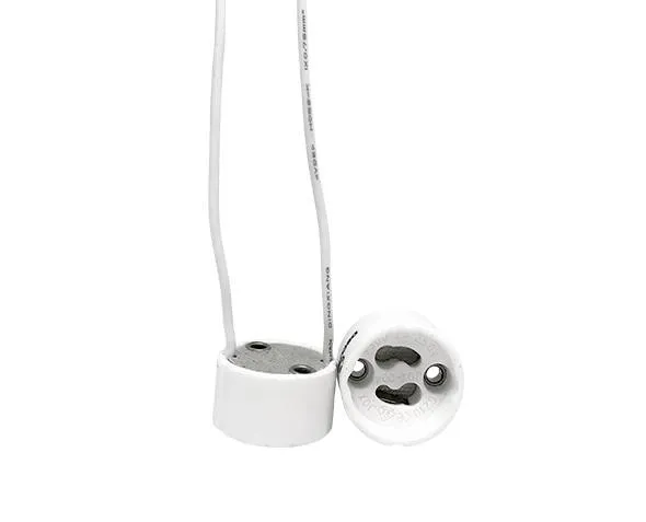 SOQUETE C/RABICHO GU10 PORCELANA 2A/250V