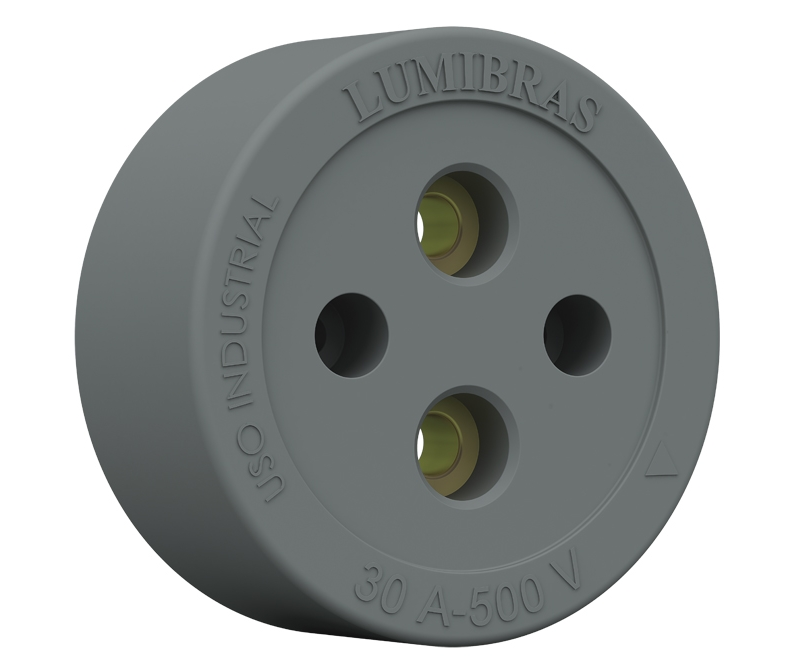 TOMADA IND 2X30A NYLON CZ