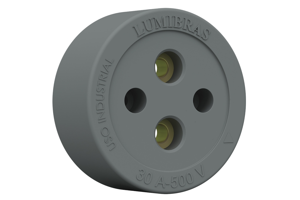 TOMADA IND 2X30A NYLON CZ