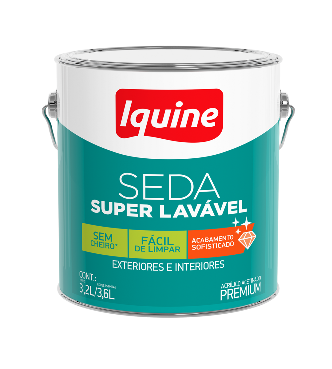 TINTA ACR AC PRM 3,6LT SEDA SUPERL BR