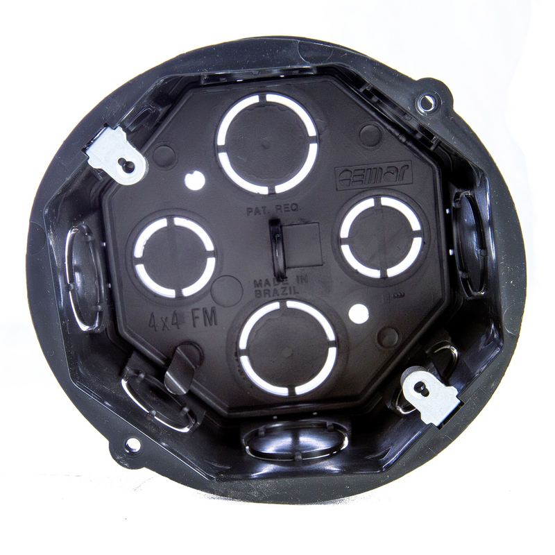 CAIXA DE LUZ PVC 4X4 OCT FMS PT REF