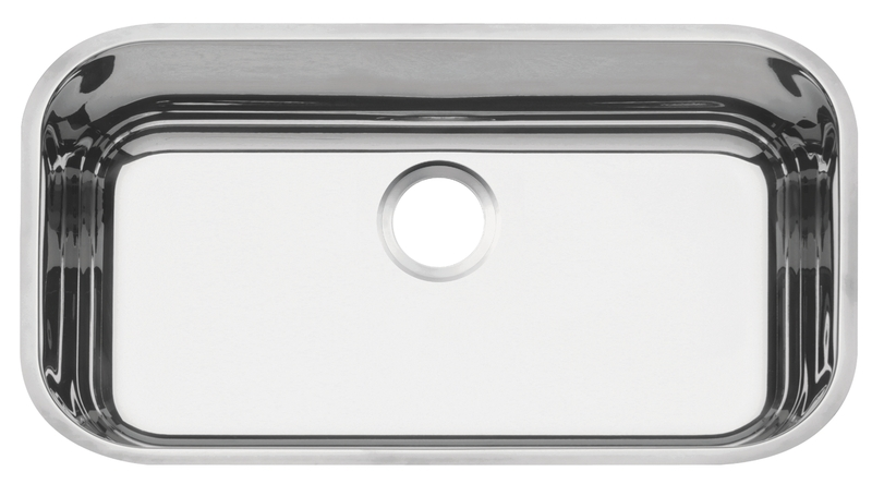 CUBA INOX N2 56X34X17 304 AB 3.1/2 S/VAL