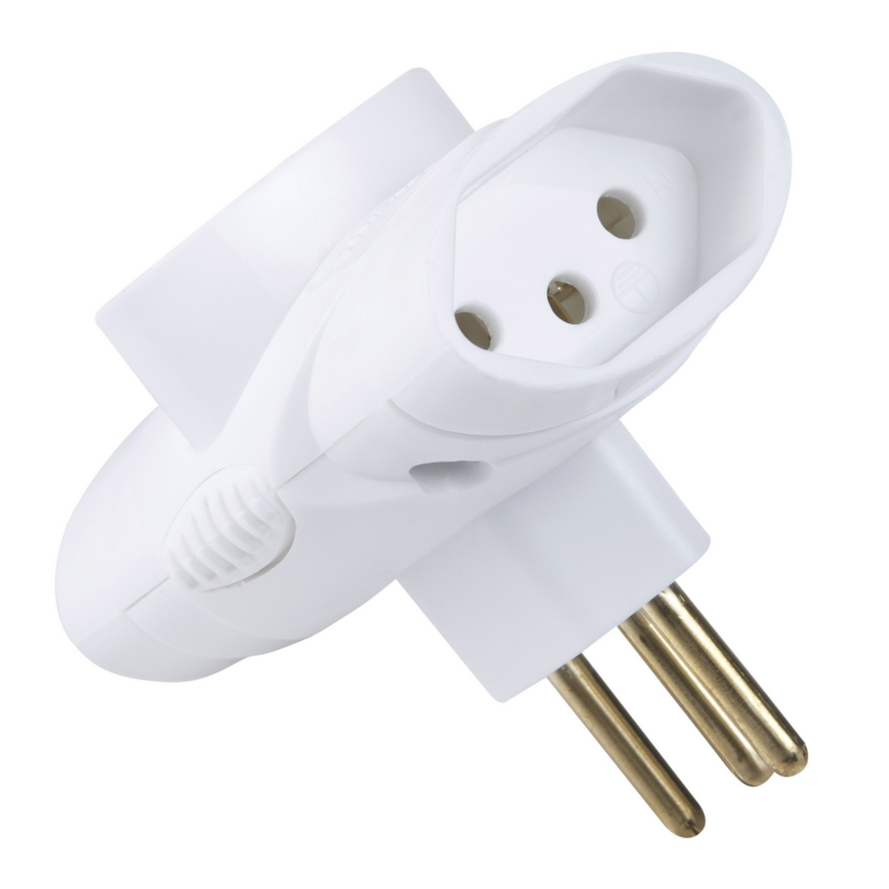 PINO ADAPT TIPO T 2P+T BR 10A