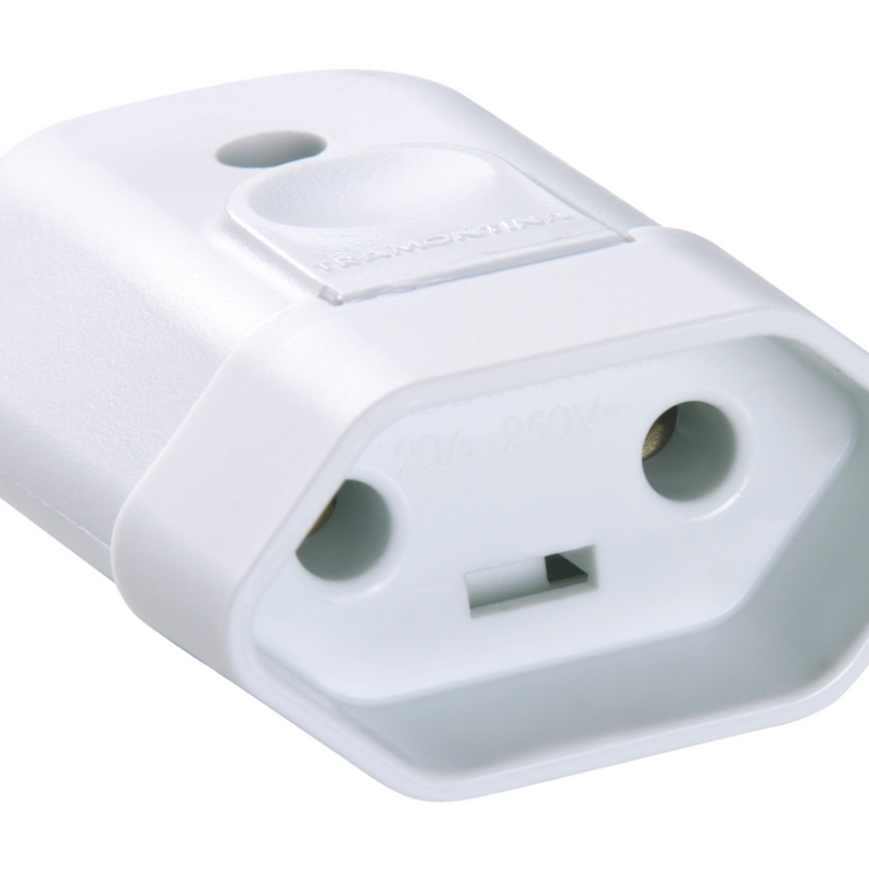 PLUG 2P FEMEA 20A BR