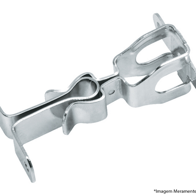 FIXADOR P/PORTA PAREDE CROM