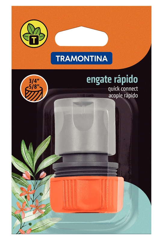 ENGATE RAPIDO P/MANGUEIRA 3/4" 5/8"