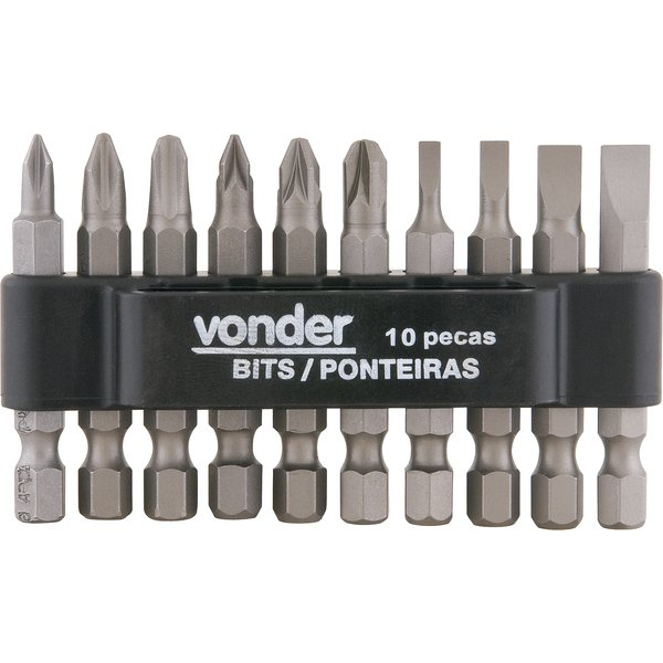JG BITS ENC SEXT 1/4" 10PC CRV