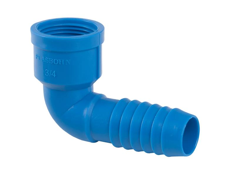 JOELHO POLIET P/MANG INTER 90 3/4″ AZ