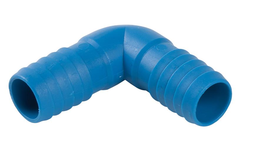 JOELHO POLIET P/MANG INTER DUPLO 1/2" AZ